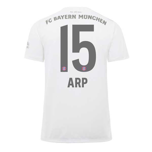 Camiseta Bayern Munich NO.15 ARP Replica Segunda Ropa 2019/20 Blanco